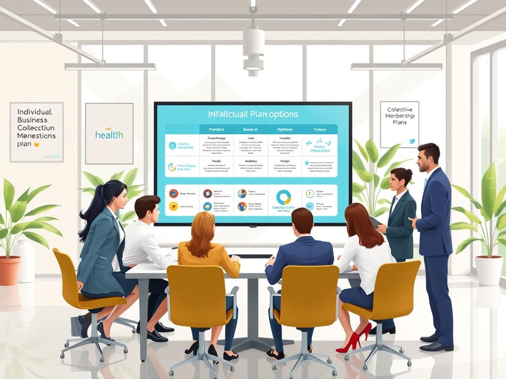 Opções de Planos Individual Empresarial Coletivo