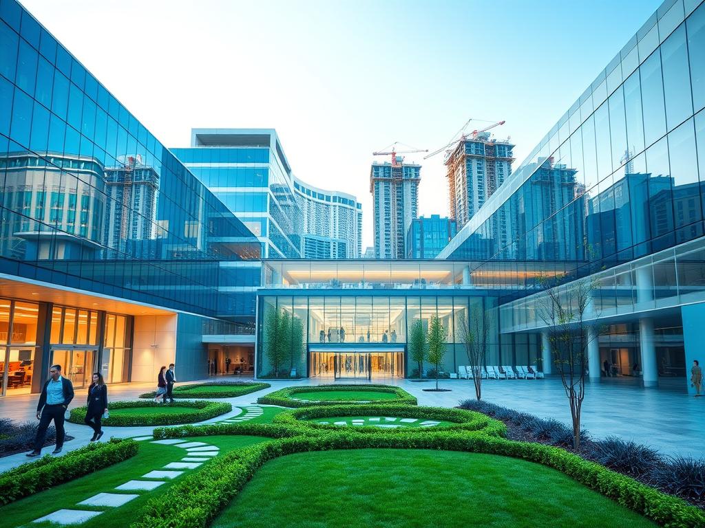 infraestrutura moderna hospitalar