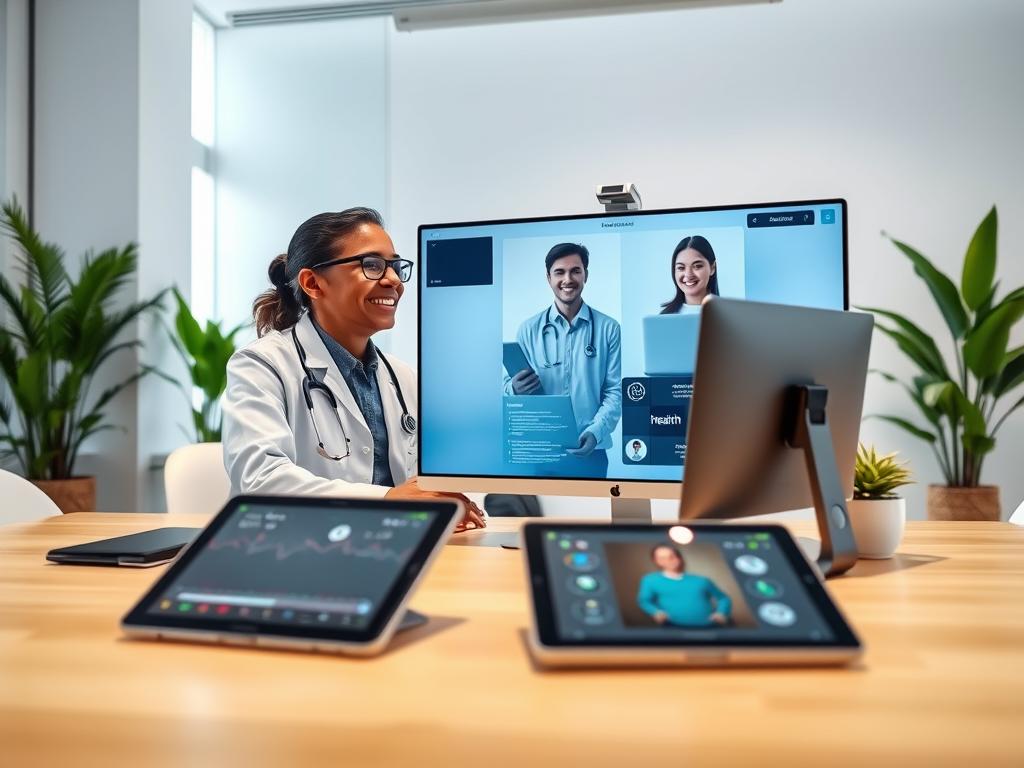 Plataformas digitais e telemedicina em saúde