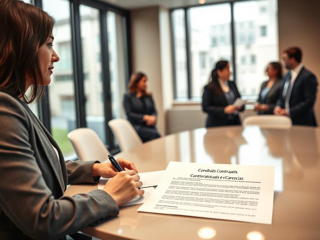 condições contratuais carências