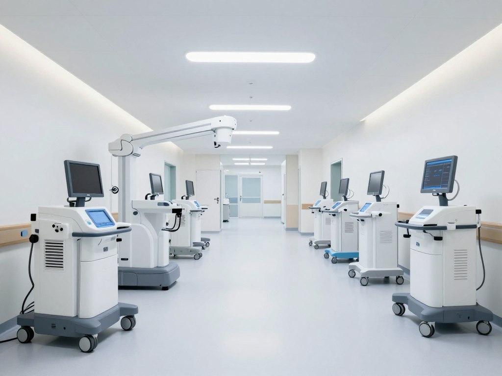 rede hospitalar moderna com equipamentos de ponta